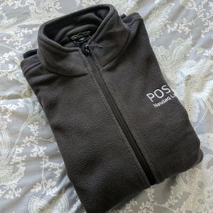 Poshmark Labeled fleece jacket in grey XL
